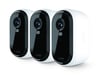 Arlo Essential Caméra de sécurité extérieure 2K, pack de 3