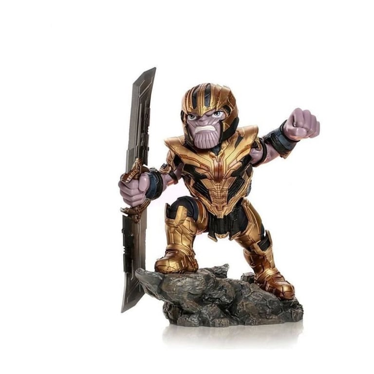 IRON STUDIOS - Figurine -Mini Co. Deluxe - Marvels Avengers : Thanos - PVC - 18 cm - Neuf