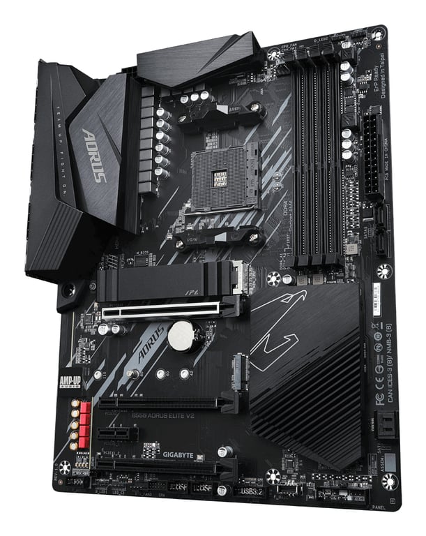 Gigabyte B550 AORUS ELITE V2 - vue 3