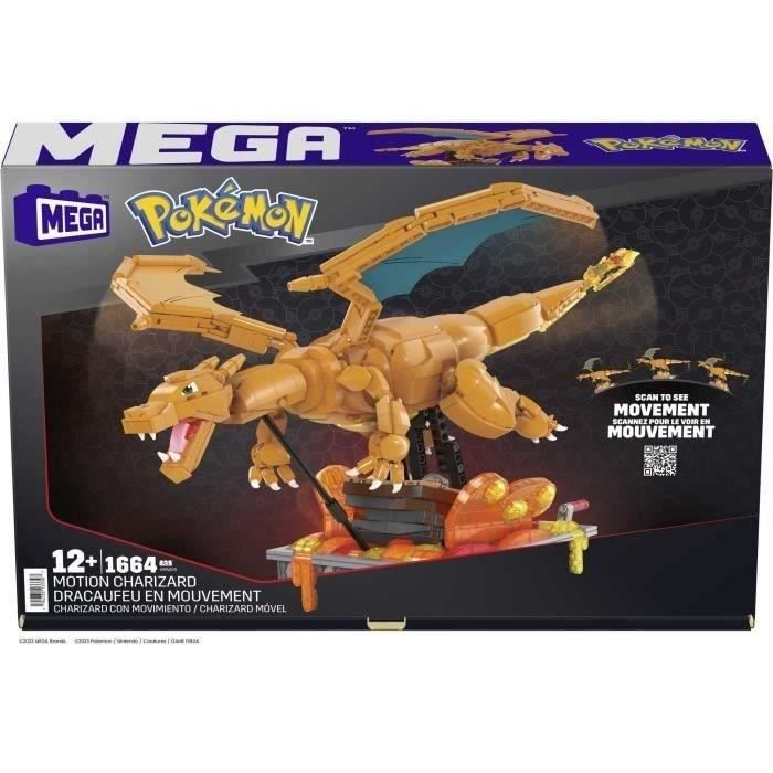 Pokémon Dracaufeu Mega Construx - vue 4
