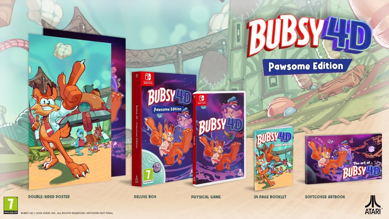 Atari Bubsy 4D - Pawsome Edition - Neuf