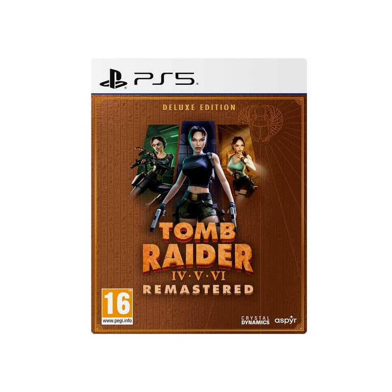 Tomb Raider IV VI Remastered Starring Lara Croft Deluxe Edition PS5 - Neuf