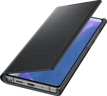 Samsung Galaxy Note20 Folio LED View Cover con tarjetero Negro