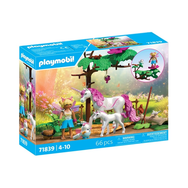 Playmobil Magic Unicorns 71839 Ecurie licorne magique : maman & poulain - vue 2