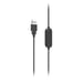 Hama HS-USB300 V2 Auricular con cable de sobremesa/centro de llamadas USB tipo A Negro