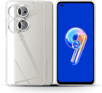 Coque de protection pour Asus Zenfone 9 5G Souple Transparente  Bumper en Gel TPU Invisible XEPTIO