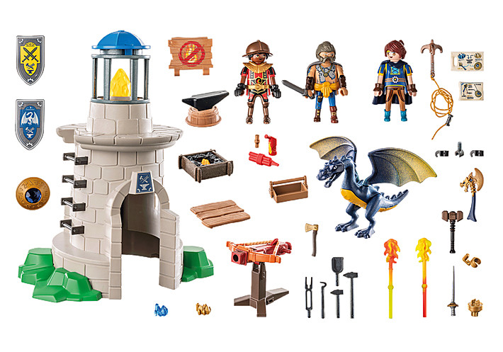 Playmobil 71483 Torre De Caballeros Con Herrero Y Dragon - Neuf