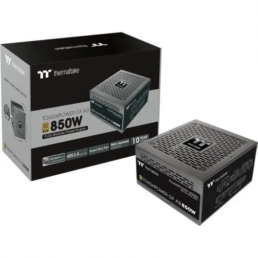 Thermaltake Toughpower Gf A3 850W 80 Plus Gold Alimentation entièrement modulaire - Neuf
