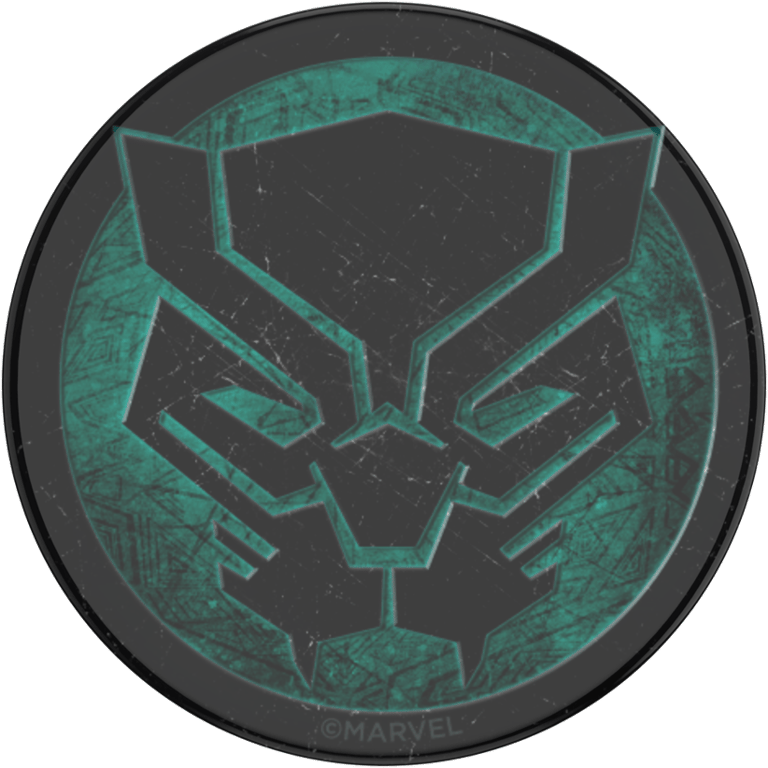 PopSockets Grip Black Panther Icon black/green