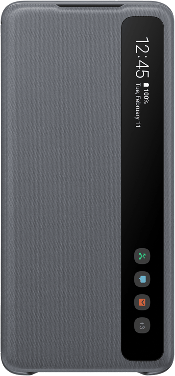 Etui Samsung Galaxy S20+ Clear View Cover - Gris