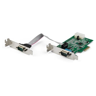 StarTech.com Carte série PCI Express à 2 ports RS232 avec UART 16950 - Neuf