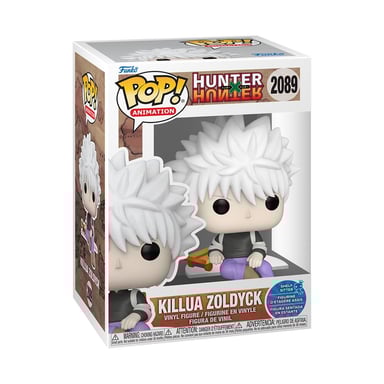Figurine Funko Pop! POP! n° 2089 Killua Zoldyck Shelf Sitter 9 cm Vinyle Blanc/Gris/Lavande