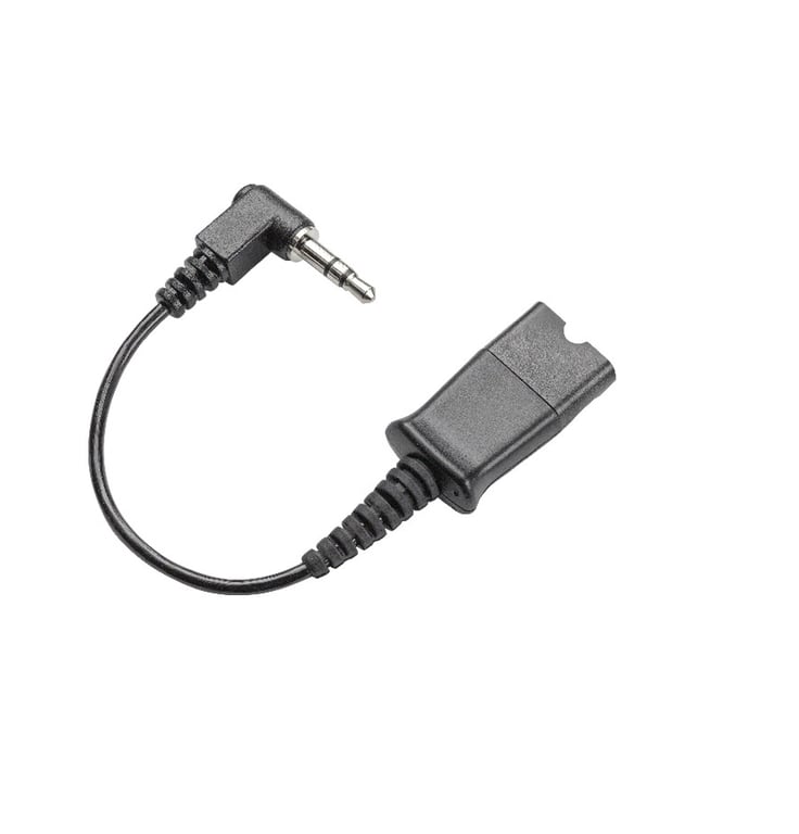 HP Poly Adaptateur audio prise audio de 3 5 mm pour Déconnexion rapide 3 - vue 2