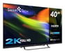 Smart-Tech 40FN01V3 TV 101,6 cm (40'') Full HD Grigio 250 cd/m²
