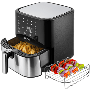 COSORI Friggitrice senza olio Chef Edition in acciaio inox 5,5 litri