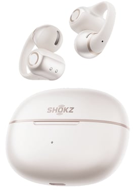 OpenDots 2 - Auriculares inalámbricos de conducción aérea con anillo para la oreja, color blanco