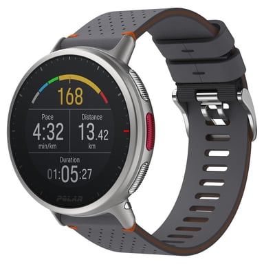 Polar 900101217 smartwatche et montre de sport 3,05 cm (1.2'') MIP 47 mm Numérique 240 x 240 pixels Écran tactile Gris GPS (satellite)
