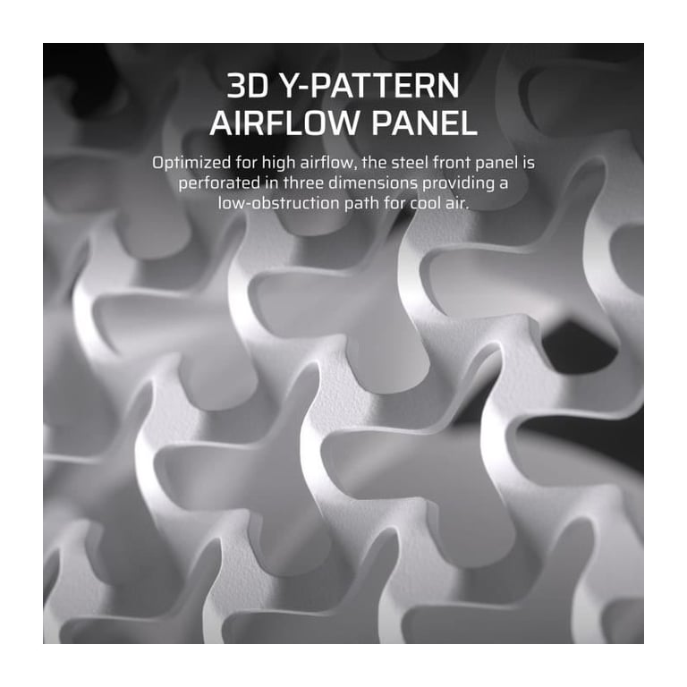 Boîtier PC - CORSAIR - FRAME 4000D RS - Moyen-tour - Blanc - CC-9011313-WW - Neuf