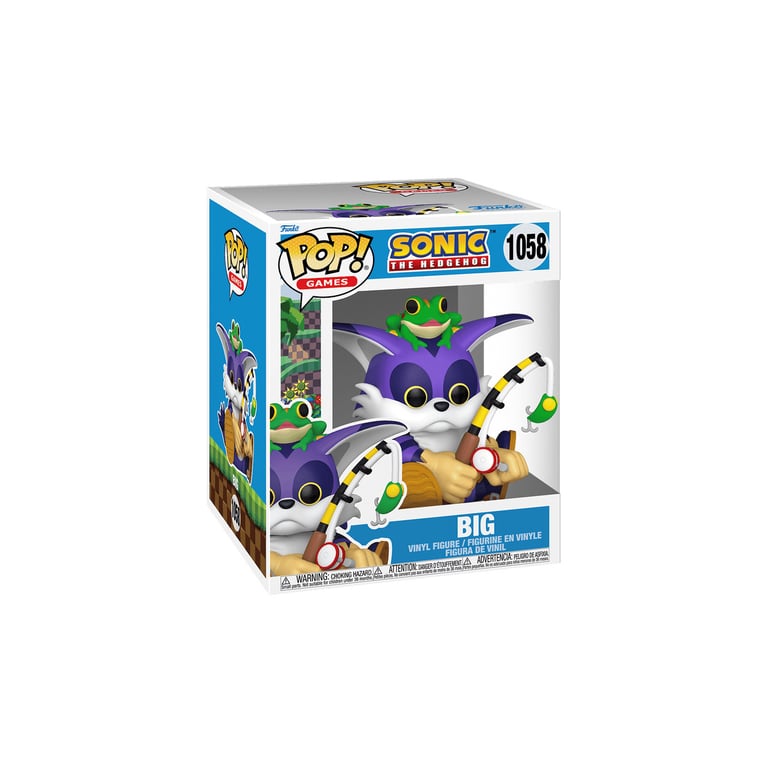 Figurine Funko Pop! Big The Cat 1524 cm Vinyle de Qualité Sonic The Hedgehog - vue 3