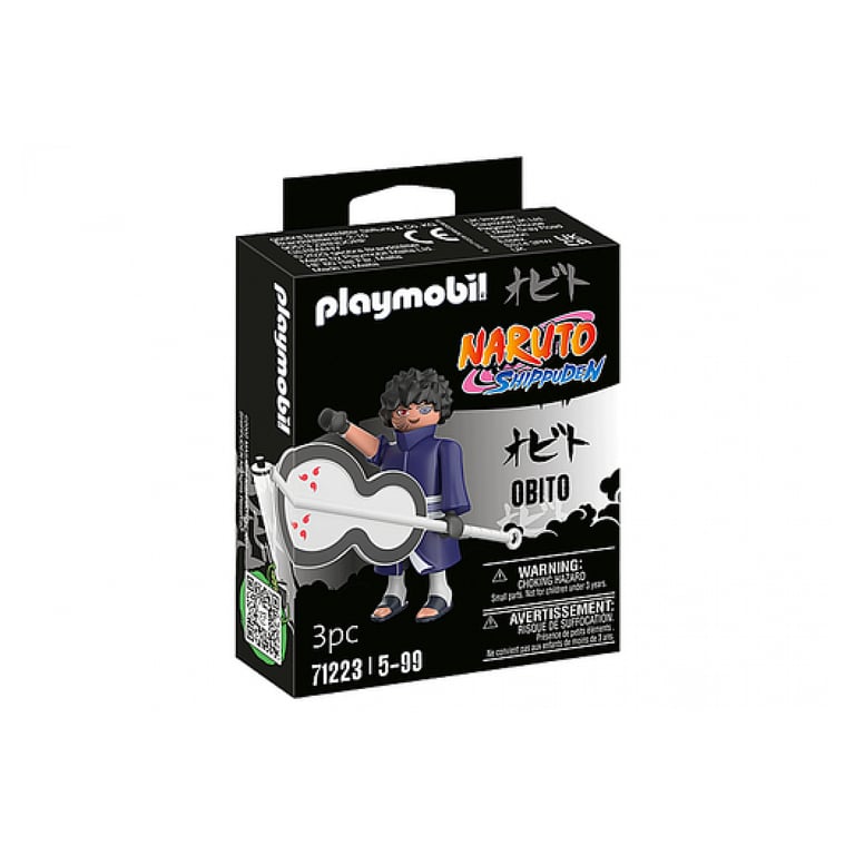Playmobil 71223 Obito Naruto Shippuden Comprend Le Personnage d'Obito Uchiha ami d'enfance de Kakashi Dès - vue 3