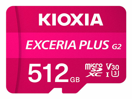 Kioxia LMPL2M512GG2 mémoire flash MicroSDXC UHS I Classe 10 Neuf - vue 2