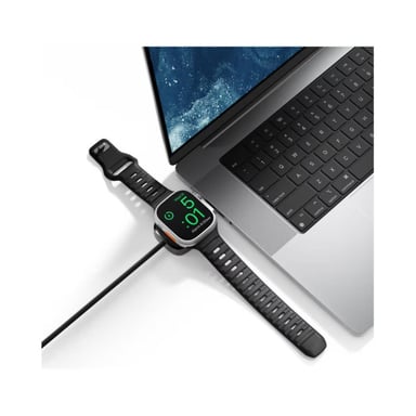 Câble USB-C pour Apple Watch 1,5m Universel Noir