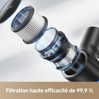 S4 Detect - Aspirapolvere cordless verticale - 150 AW - 90 minuti di autonomia massima - Spazzola multisuperficie OptiInsigh