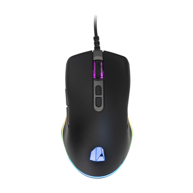 Nitropc Souris gamer NM10 10,000 DPI RGB Negro