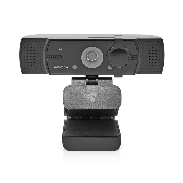 Webcam Nedis WCAM120BK – 4K 3840 x 2160 pixels, USB 2.0, Microphone Intégré - vue 3