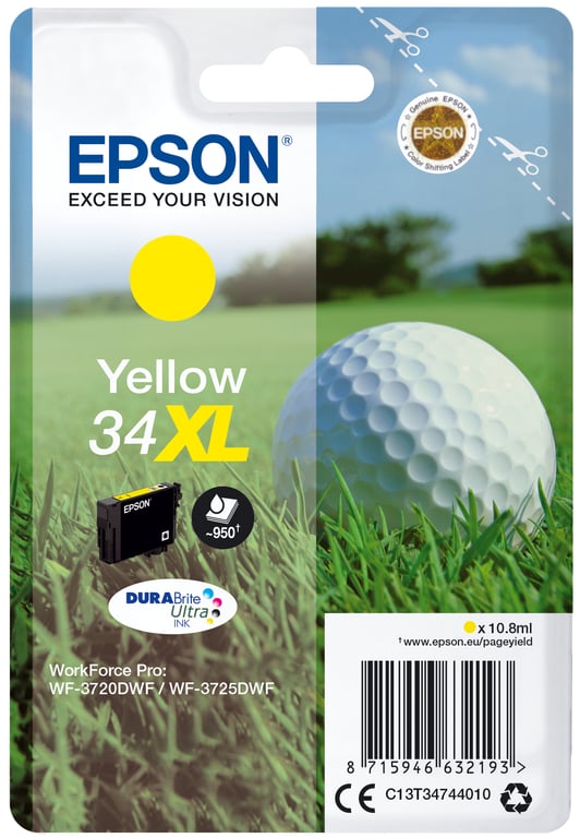 EPSON Singlepack 34XL Encre Jaune Bliste Neuf - vue 1