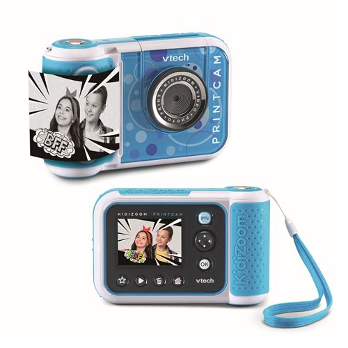 VTech KidiZoom Print Cam Appareil Photo à Impression Instantanée Photo Selfie Vidéo Écran Couleur Filtres et Effets Rigolos Cadeau Enfant Dès Contenu en Français - vue 5
