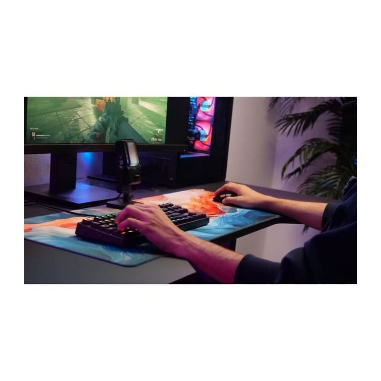 CHERRY K4V2 TKL clavier Gaming USB AZERTY Français Noir - Neuf