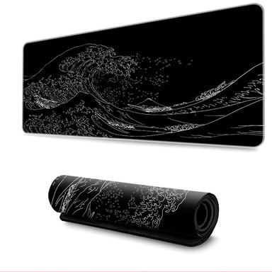 Grand tapis de souris étendu pour bureau  M vague - Neuf