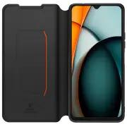 Made For Xiaomi Folio noir + Dragonne pour Redmi 14C