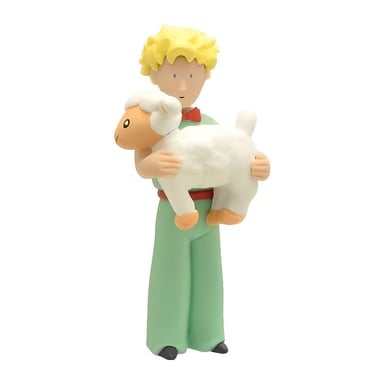 Plastoy Le Petit Prince Figurine Le Petit Prince et le mouton 7 cm