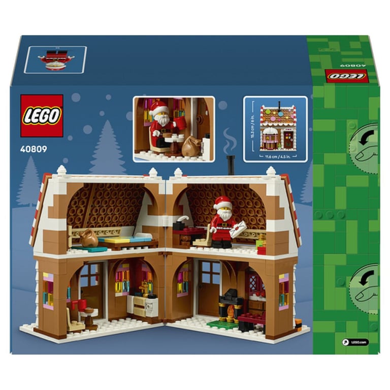 LEGO La maison en pain d'épices festive 40809 - vue 4