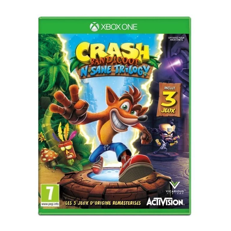 Jeu vidéo Activision Crash Bandicoot N. Sane Trilogy PS4 1 joueur Edition Standard - vue 3