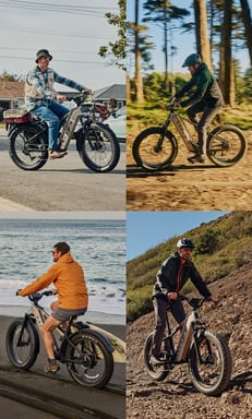 Vélo électrique Cyrusher Zenith à gros pneus – Batterie 52 V 15 Ah, capteur de couple et de cadence commutable – Vert
