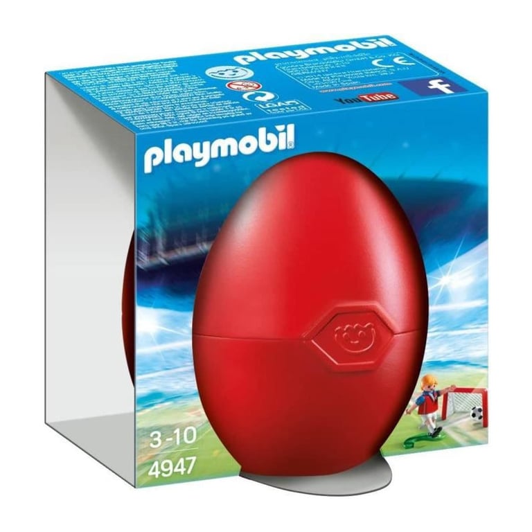 Joueur De Football Avec Cage Au But Playmobil La Boite