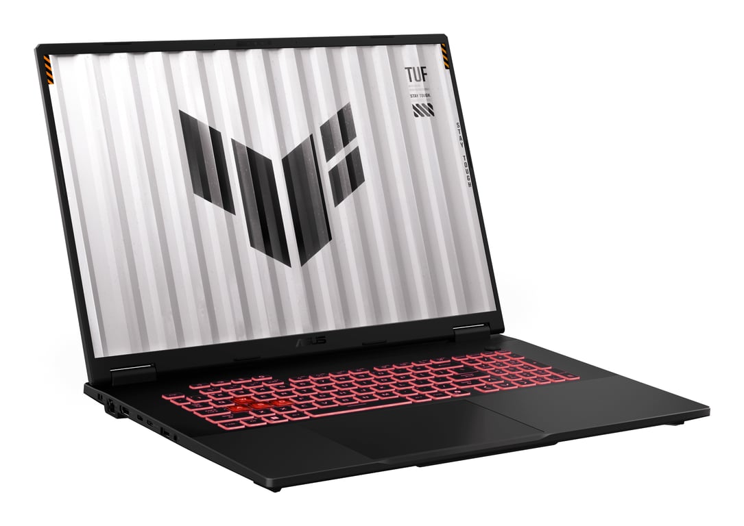 ASUS TUF Gaming A18 TUF808UP S9054W AMD Ryzen™ 7 260 Ordinateur portable 45 7 cm 18 2.5K DDR5 SDRAM SSD NVIDIA GeForce RTX 5070 Wi Fi 6E 802.11ax Windows 11 Home Neuf - vue 2
