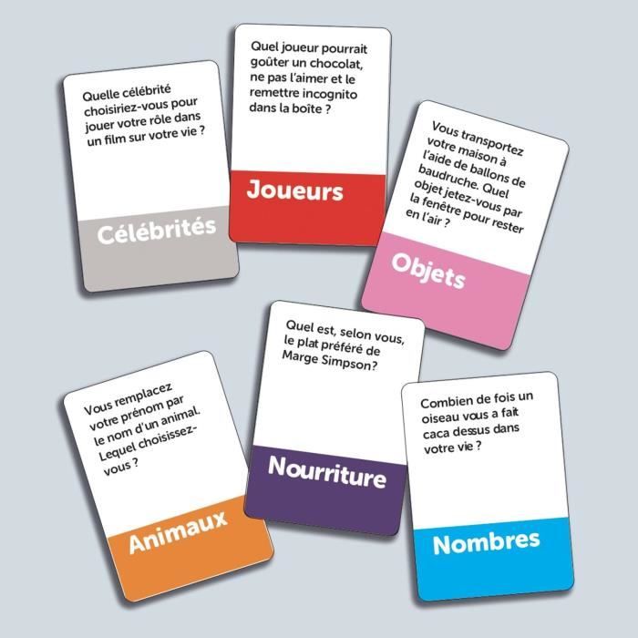 Questions dingues à poser à vos amis Jeu d'ambiance MEGABLEU Dès - vue 9