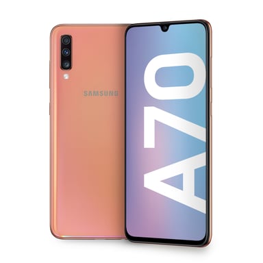 Galaxy A70 (2019) 128 GB, Coral, desbloqueado