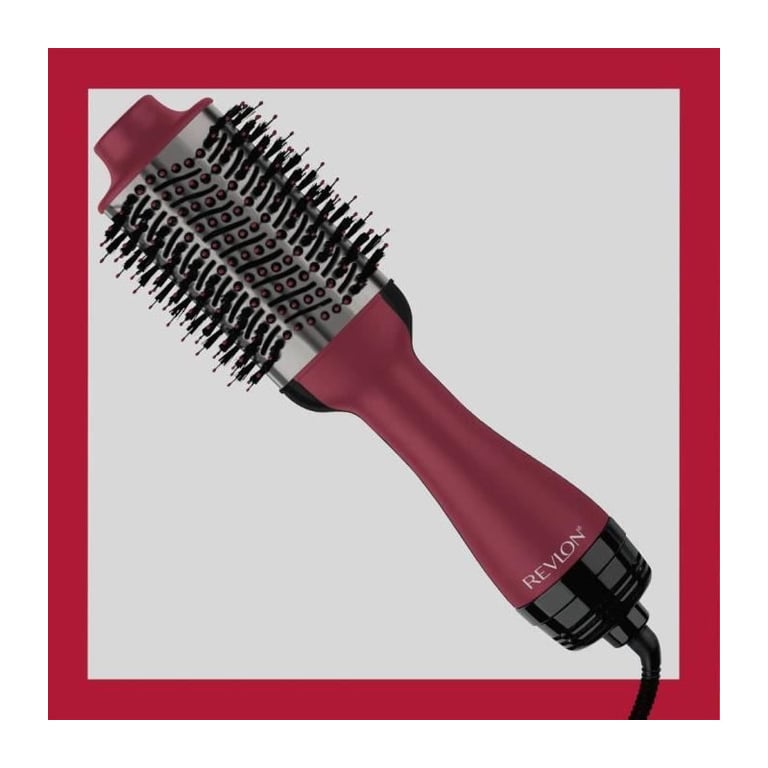 Revlon RVDR5279 Spazzola Asciugacapelli ad Aria Calda Nero Rosso Neuf