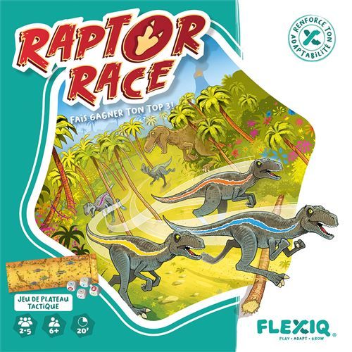 Jeu D'ambiance Asmodee Raptor Race – Jeu De Course Tactique - vue 3
