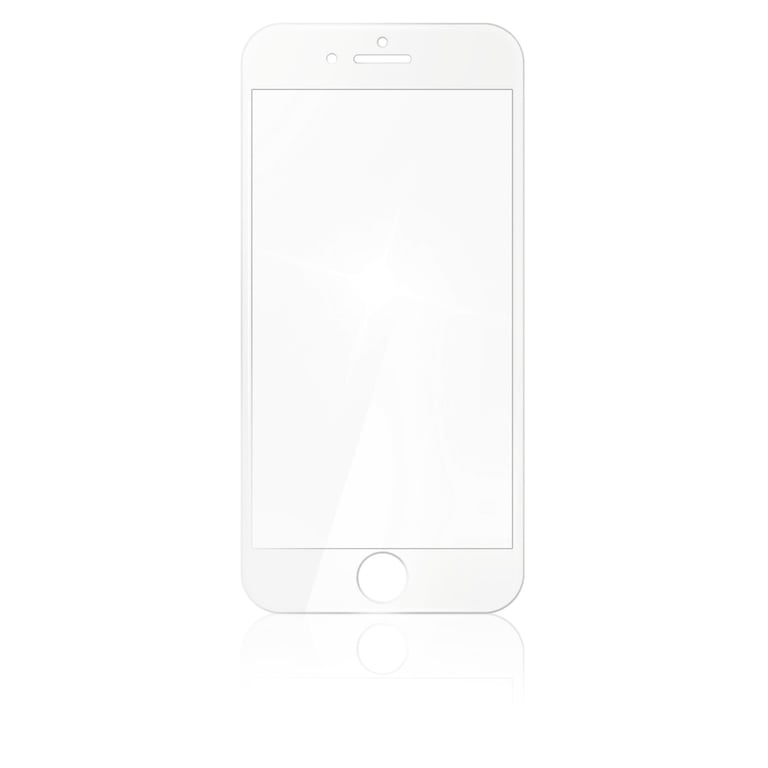 Verre de protection Full-Screen 3D pour Apple iPhone 6/6s/7/8, blanc