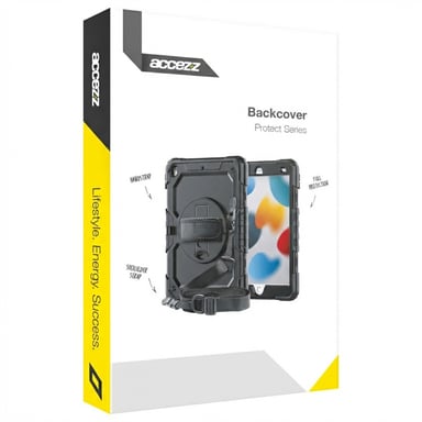 Accezz Coque arrière Defender XT pour Apple iPad Mini 7 (2024) / iPad Mini 6 (2021) - Noir