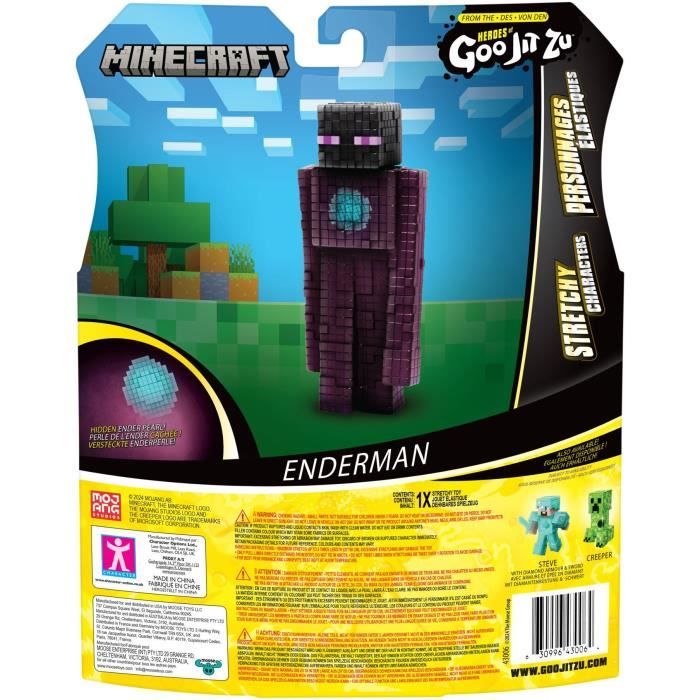 Figurine - HERoeS OF GOO JIT ZU - MINECRAFT - Enderman - 11 cm - Neuf