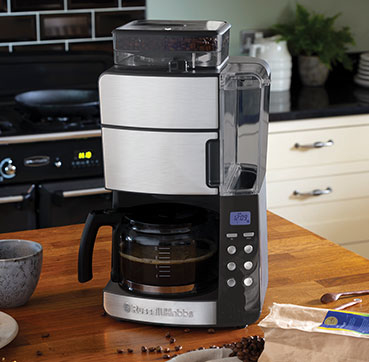 Machine À Café RUSSELL HOBBS 25610-56 – Entièrement Automatique, 1,25 L, Moulin À Grains - vue 3