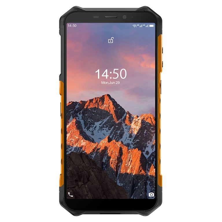 Smartphone Incassable 5.5 pouces 1080P Android 10 Portable 4+64Go IP69  Orange YONIS - Yonis