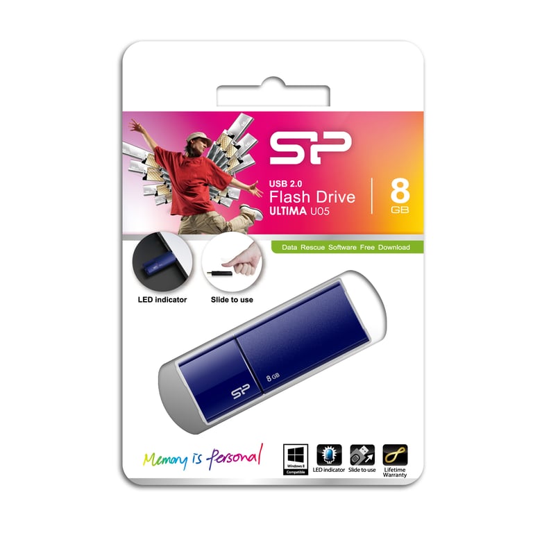Silicon Power Ultima U05 lecteur USB flash 8 Go USB Type A 2.0 Neuf - vue 5